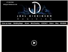 Tablet Screenshot of joel-dickinson.co.uk